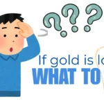 If gold is lost what to do